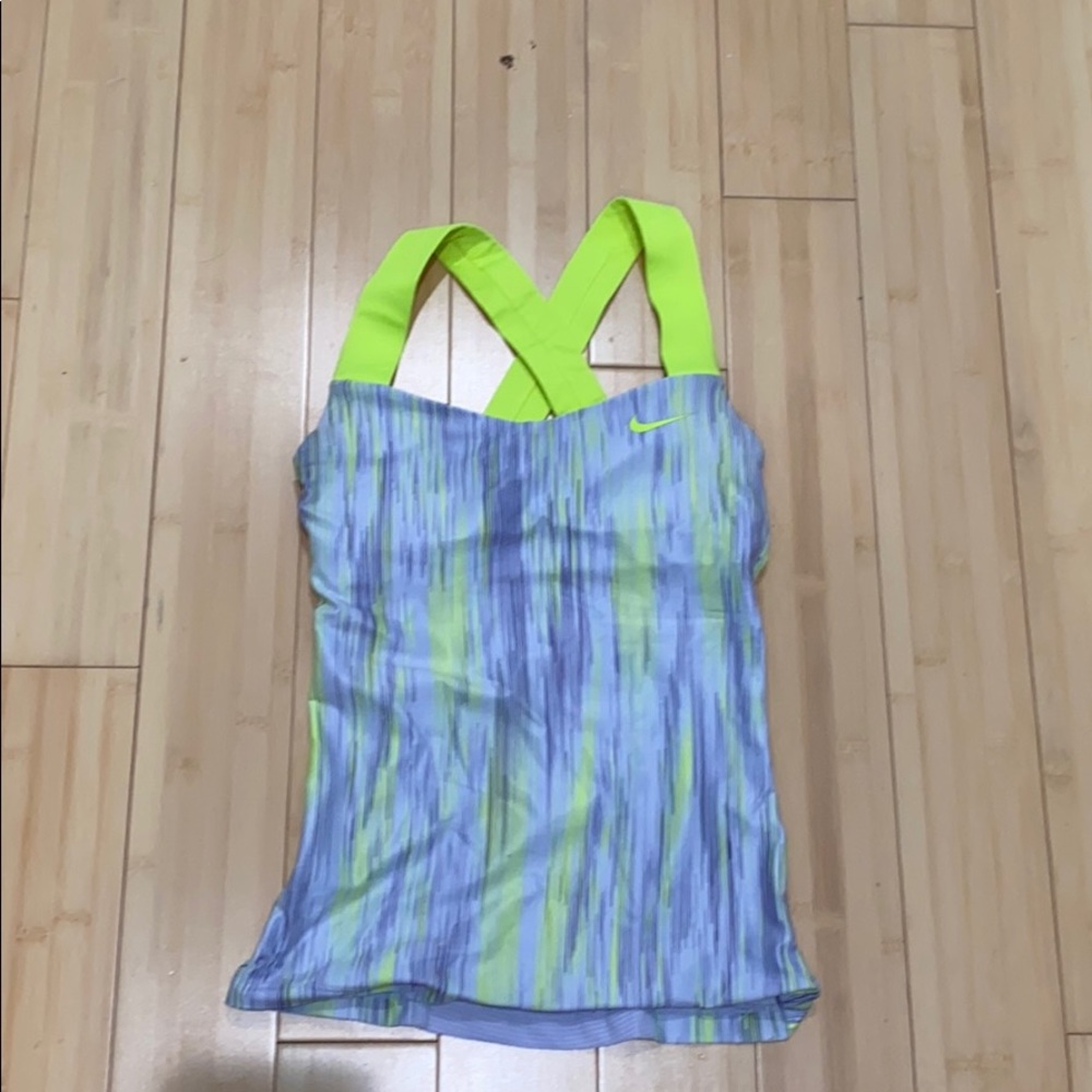 Nike workout top (bra inside)